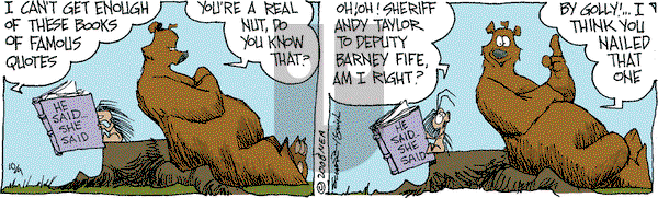 The Grizzwells on Thursday October 9, 2008 Comic Strip