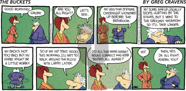 The Buckets on Sunday August 14, 2016 Comic Strip