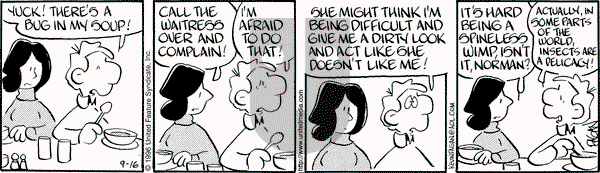 Drabble on Monday September 16, 1996 Comic Strip