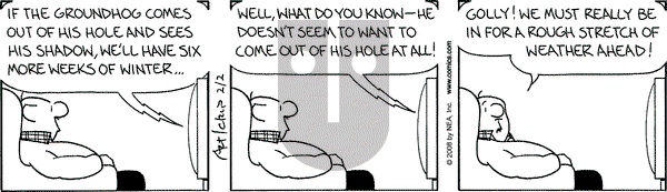 The Born Loser on Saturday February 2, 2008 Comic Strip