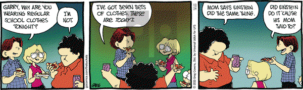The Buckets on Thursday October 29, 2015 Comic Strip