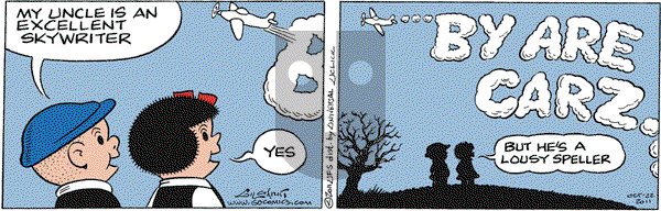 Nancy on Saturday October 22, 2011 Comic Strip