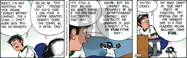 Get Fuzzy on Thursday March 31, 2011 Comic Strip