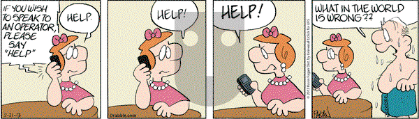 Drabble on Thursday February 21, 2013 Comic Strip
