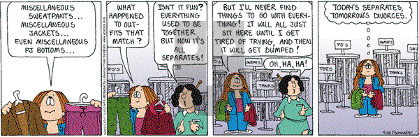 Cathy Classics on Saturday September 28, 2002 Comic Strip