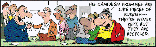 Frank and Ernest on Wednesday February 13, 2019 Comic Strip