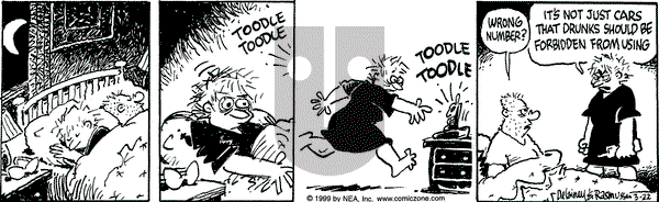 Betty on Monday March 22, 1999 Comic Strip