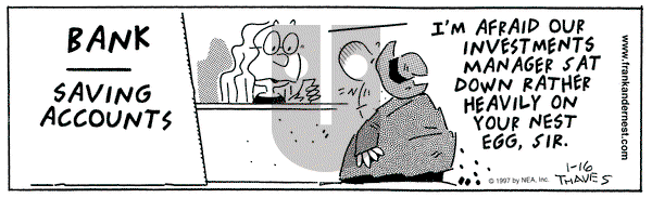 Frank and Ernest - Thursday January 16, 1997 Comic Strip