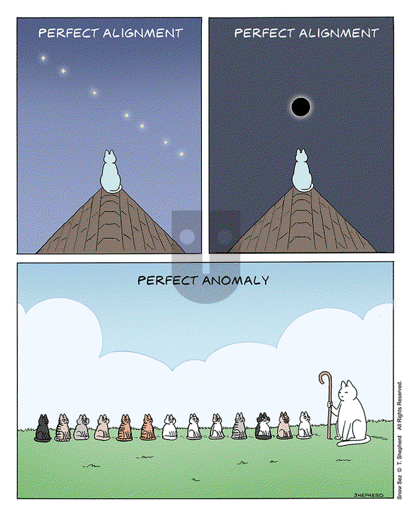 Snow Sez on Monday April 8, 2024 Comic Strip