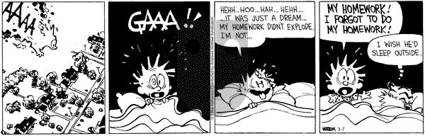 Calvin and Hobbes - Thursday March 7, 2024 Comic Strip