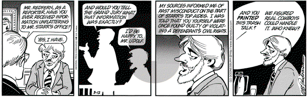 Doonesbury on Thursday March 12, 1998 Comic Strip