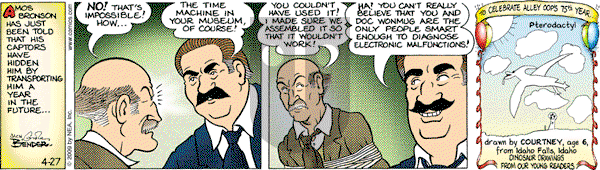 Alley Oop on Monday April 27, 2009 Comic Strip