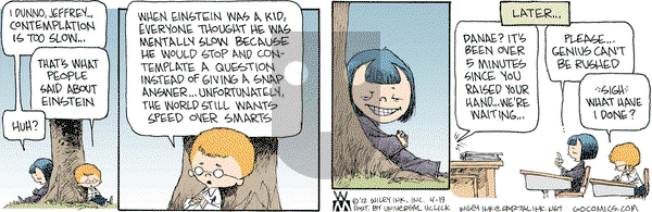 Non Sequitur - Thursday April 19, 2012 Comic Strip