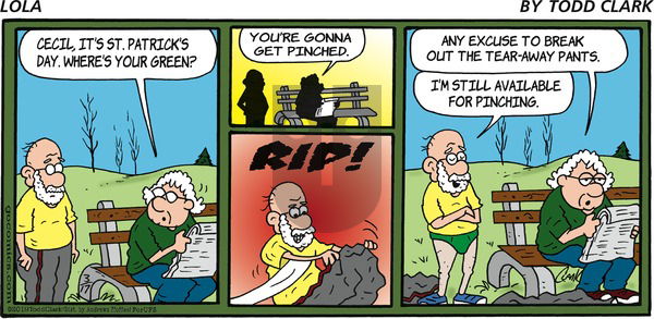 Lola on Sunday March 17, 2019 Comic Strip