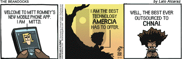 La Cucaracha on Monday June 18, 2012 Comic Strip