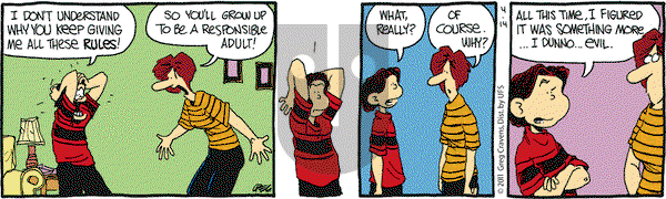 The Buckets on Thursday April 14, 2011 Comic Strip