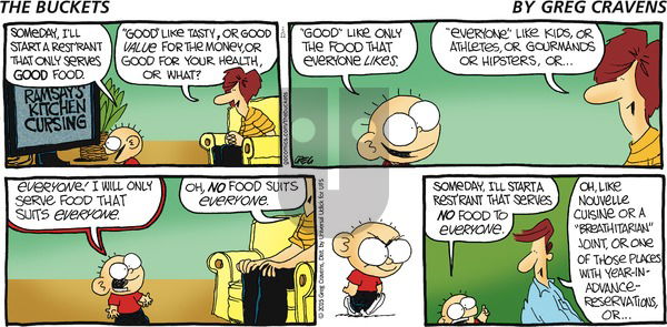 The Buckets on Sunday February 22, 2015 Comic Strip