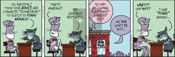 Ink Pen on Wednesday February 3, 2010 Comic Strip