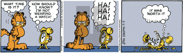 Garfield on Tuesday July 7, 2009 Comic Strip