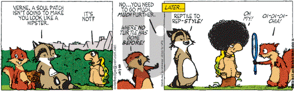 Over the Hedge on Thursday August 4, 2011 Comic Strip