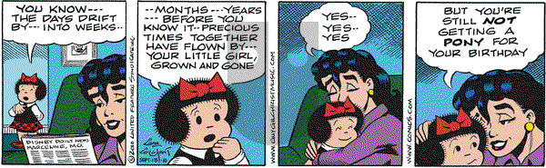 Nancy on Monday September 13, 2010 Comic Strip