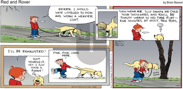 Red and Rover on Sunday November 26, 2017 Comic Strip