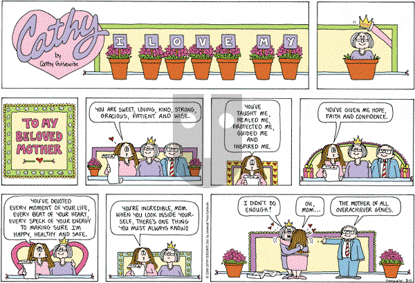 Cathy Classics - Sunday May 11, 2008 Comic Strip