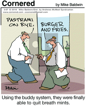 Cornered on Tuesday March 27, 2018 Comic Strip