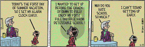 Grand Avenue on Saturday June 13, 2015 Comic Strip