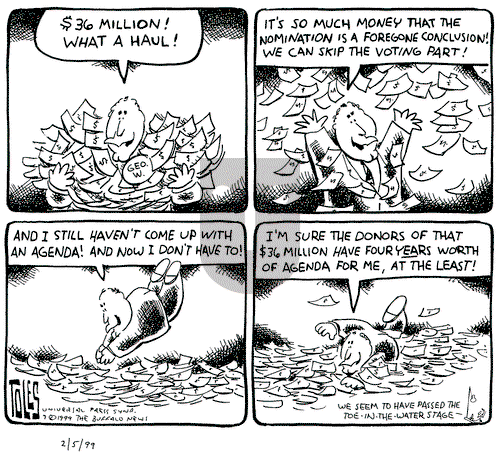 Tom Toles on Monday July 5, 1999 Comic Strip