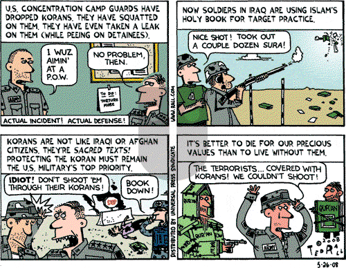 Ted Rall on Monday May 26, 2008 Comic Strip