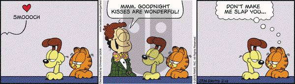 Garfield on Friday February 12, 2016 Comic Strip