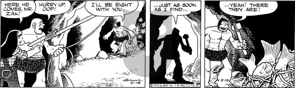 Alley Oop on Wednesday May 19, 1976 Comic Strip