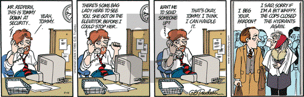 Doonesbury on Monday September 14, 2015 Comic Strip