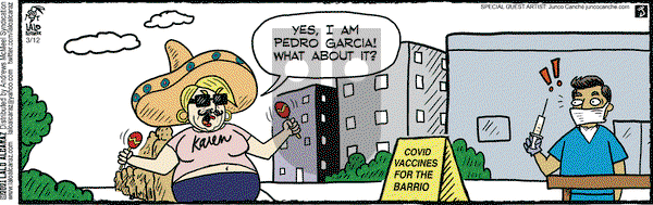 La Cucaracha on Friday March 12, 2021 Comic Strip