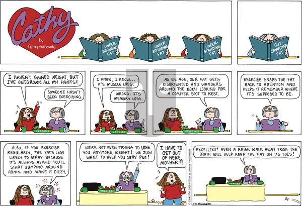 Cathy Classics on Sunday January 11, 2009 Comic Strip