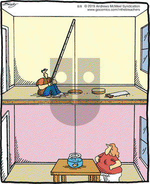 In the Bleachers on Thursday August 8, 2019 Comic Strip
