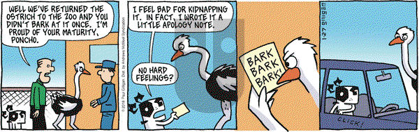 Pooch Cafe on Saturday January 27, 2018 Comic Strip