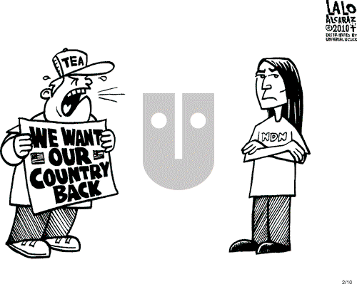Lalo Alcaraz on Wednesday February 10, 2010 Comic Strip