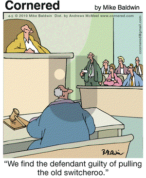Cornered on Friday April 5, 2019 Comic Strip