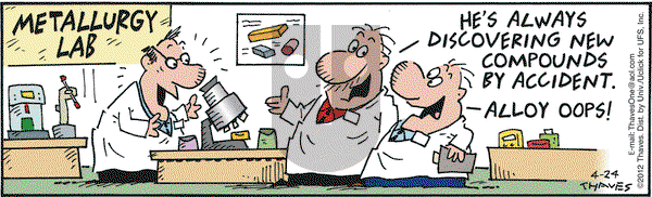 Frank and Ernest - Tuesday April 24, 2012 Comic Strip
