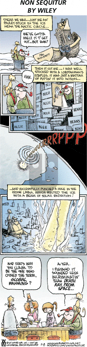 Non Sequitur on Sunday July 8, 2007 Comic Strip
