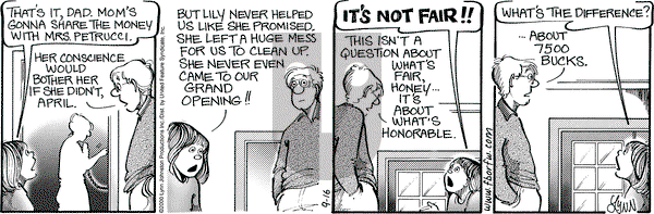 For Better or For Worse on Saturday September 16, 2000 Comic Strip