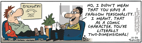 Frank and Ernest on Saturday October 20, 2007 Comic Strip