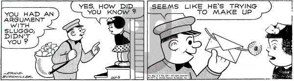 Nancy on Saturday July 3, 1971 Comic Strip