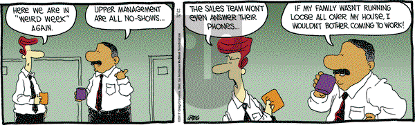 The Buckets on Thursday December 28, 2017 Comic Strip