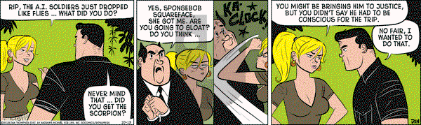 Rip Haywire on Saturday October 13, 2018 Comic Strip
