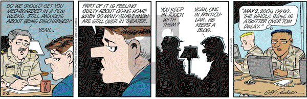 Doonesbury on Monday May 2, 2005 Comic Strip