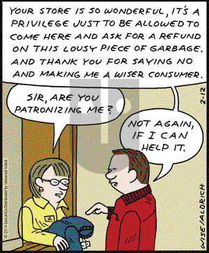 Real Life Adventures on Wednesday February 12, 2014 Comic Strip