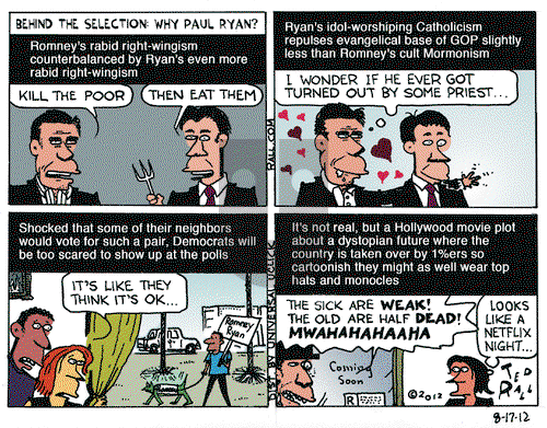 Ted Rall on Friday August 17, 2012 Comic Strip